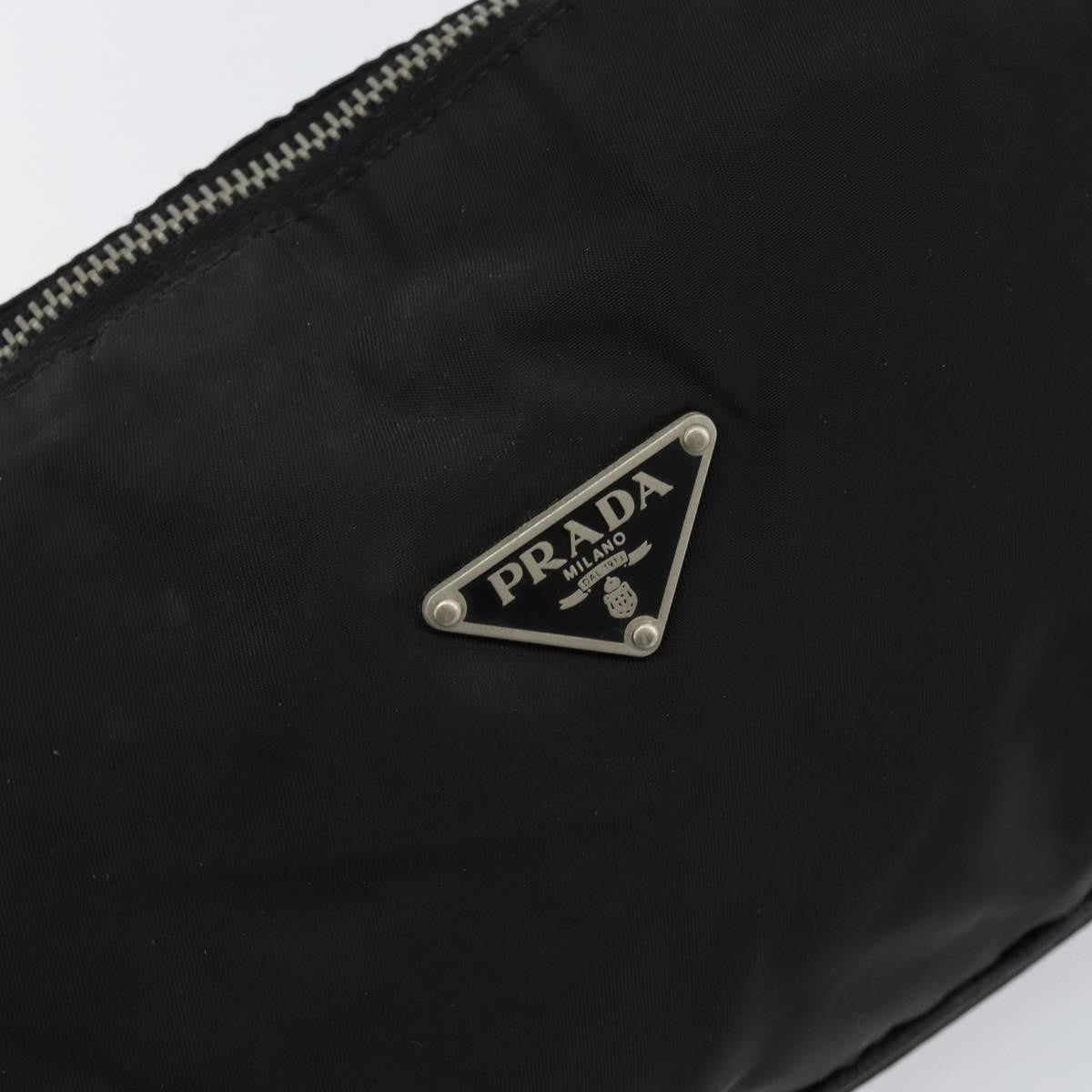 Prada Vintage Shoulder Bag Tessuto, BLACK, NYLON, Shoulder bag