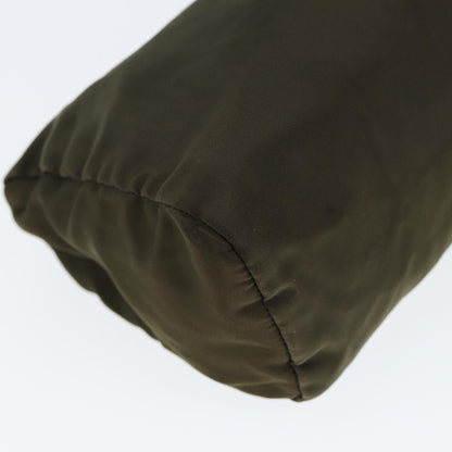 Prada Zip Around Pouch Tessuto, KHAKI, NYLON, Clutche & pouche