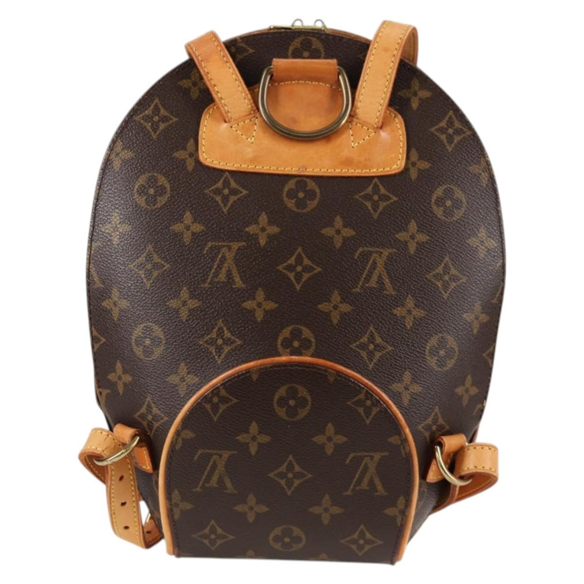 Louis Vuitton Ellipse Backpack Monogram Canvas, BROWN, CANVAS, Backpack