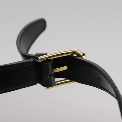 Celine Vintage Macadam Backpack Canvas and Leather, BLACK, CANVAS, Backpack