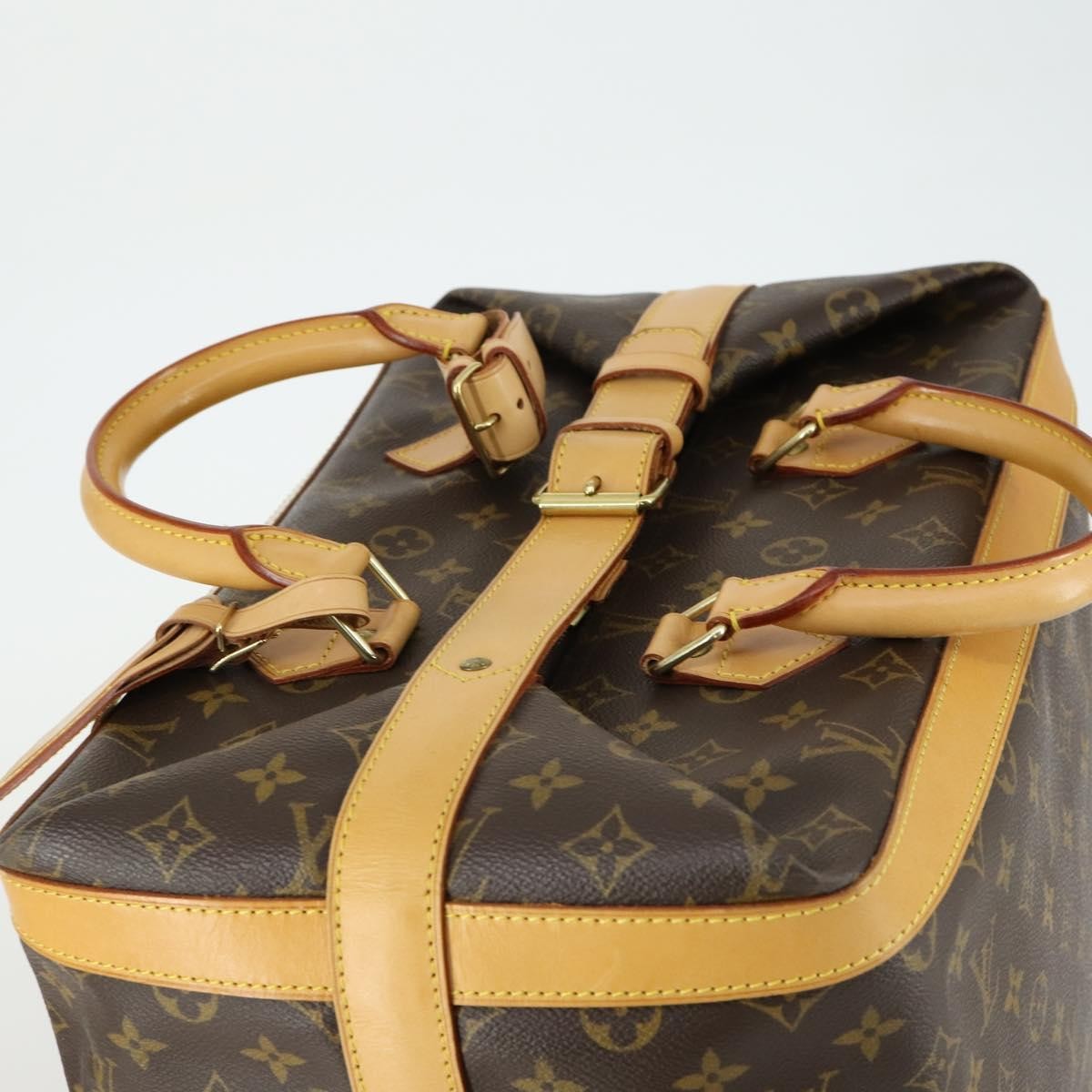 Louis Vuitton Cruiser Handbag Monogram Canvas, BROWN, CANVAS, Travel bag