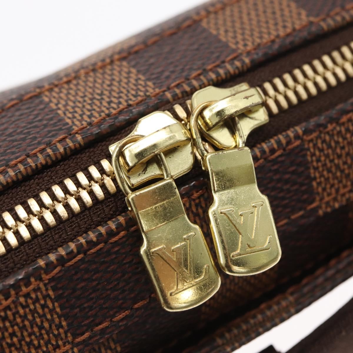 Louis Vuitton Geronimos Waist Bag Damier, BROWN, CANVAS, Shoulder bag