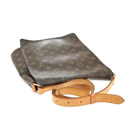 Louis Vuitton Musette Handbag Monogram Canvas, BROWN, CANVAS, Shoulder bag