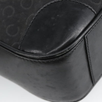 Celine Vintage Macadam Shoulder Bag Macadam Canva  Vinyl, BLACK, CANVAS, Shoulder bag