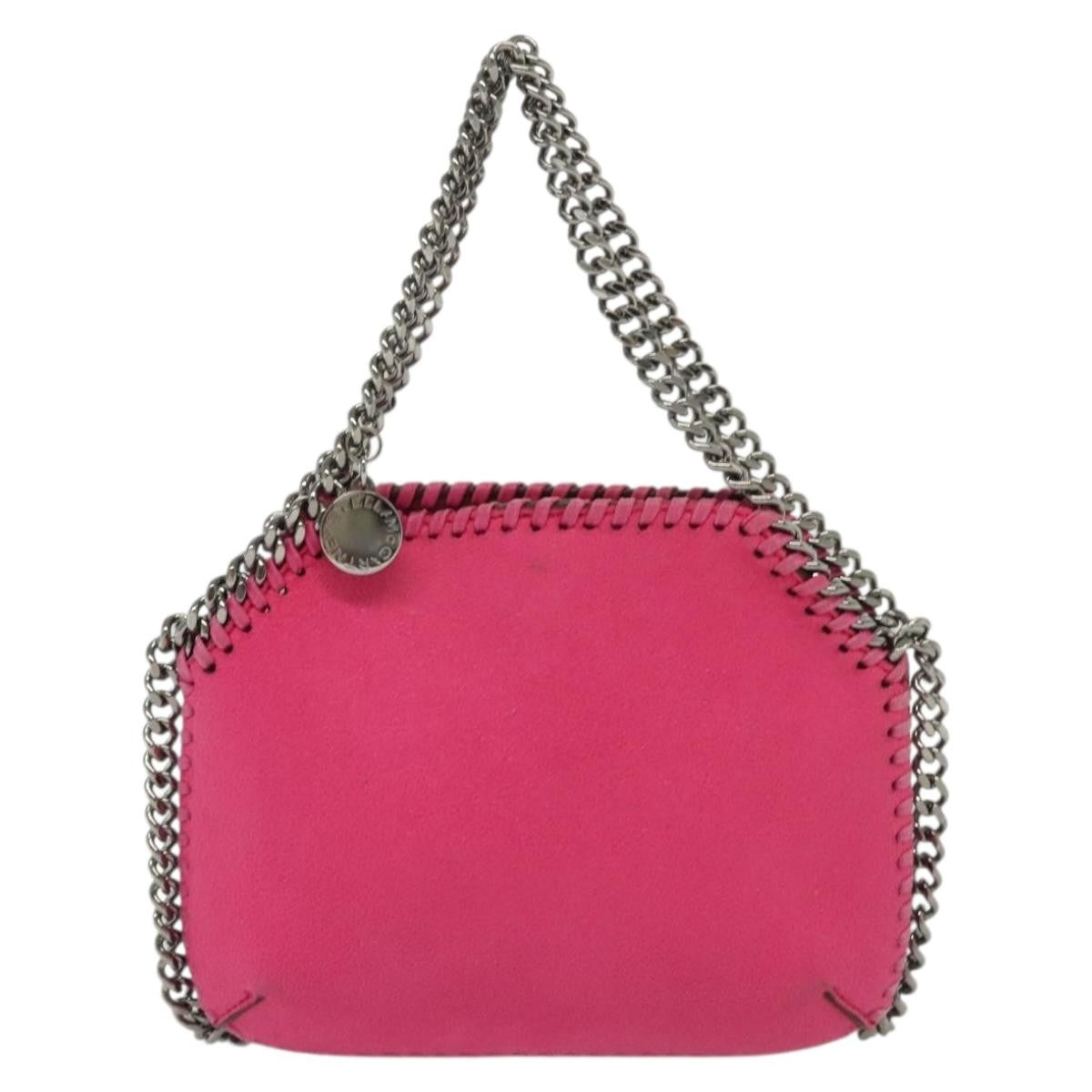 Stella McCartney Falabella Tote Suede, PINK, SUEDE, Tote bag