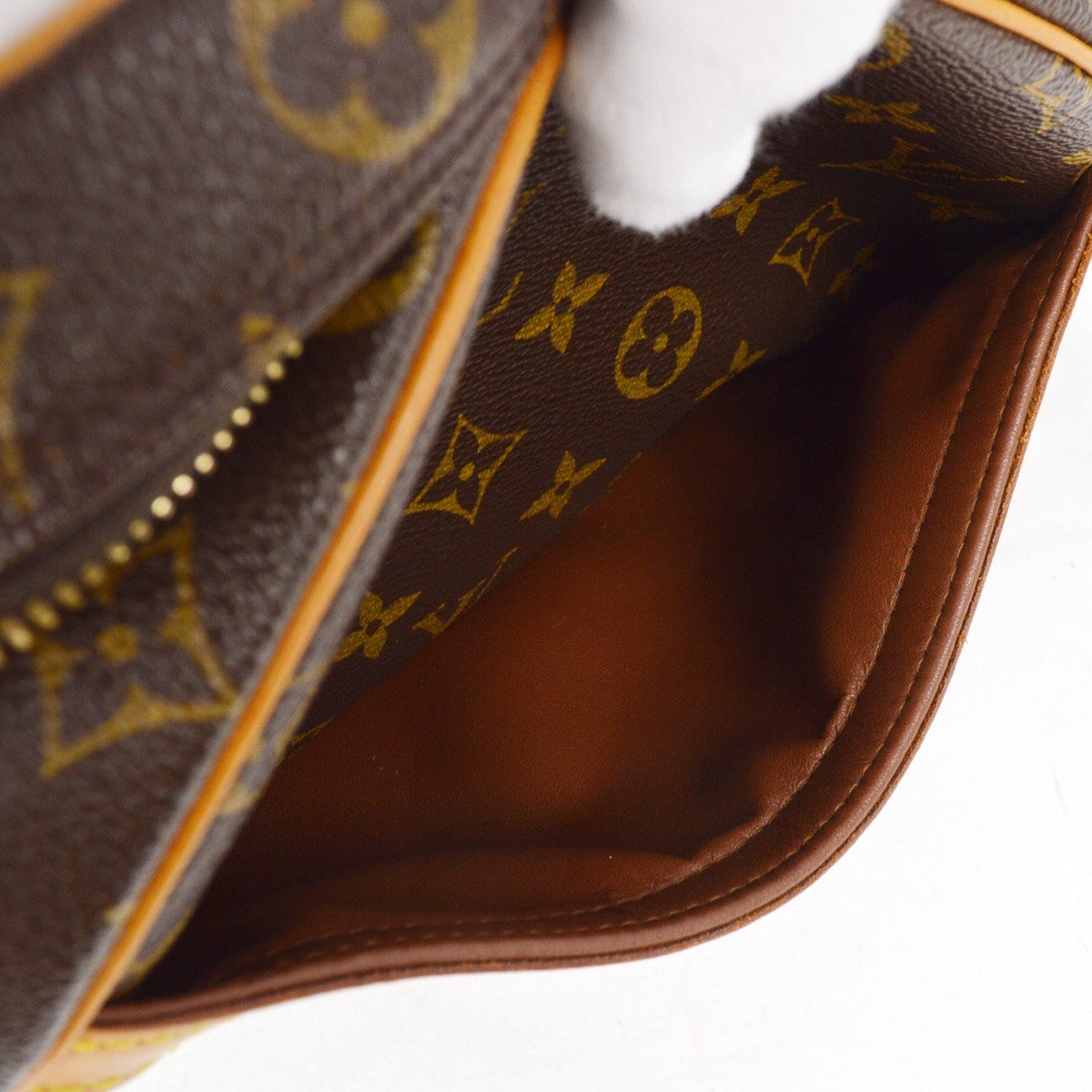 Louis Vuitton Blois Handbag Monogram Canvas, BROWN, CANVAS, Shoulder bag