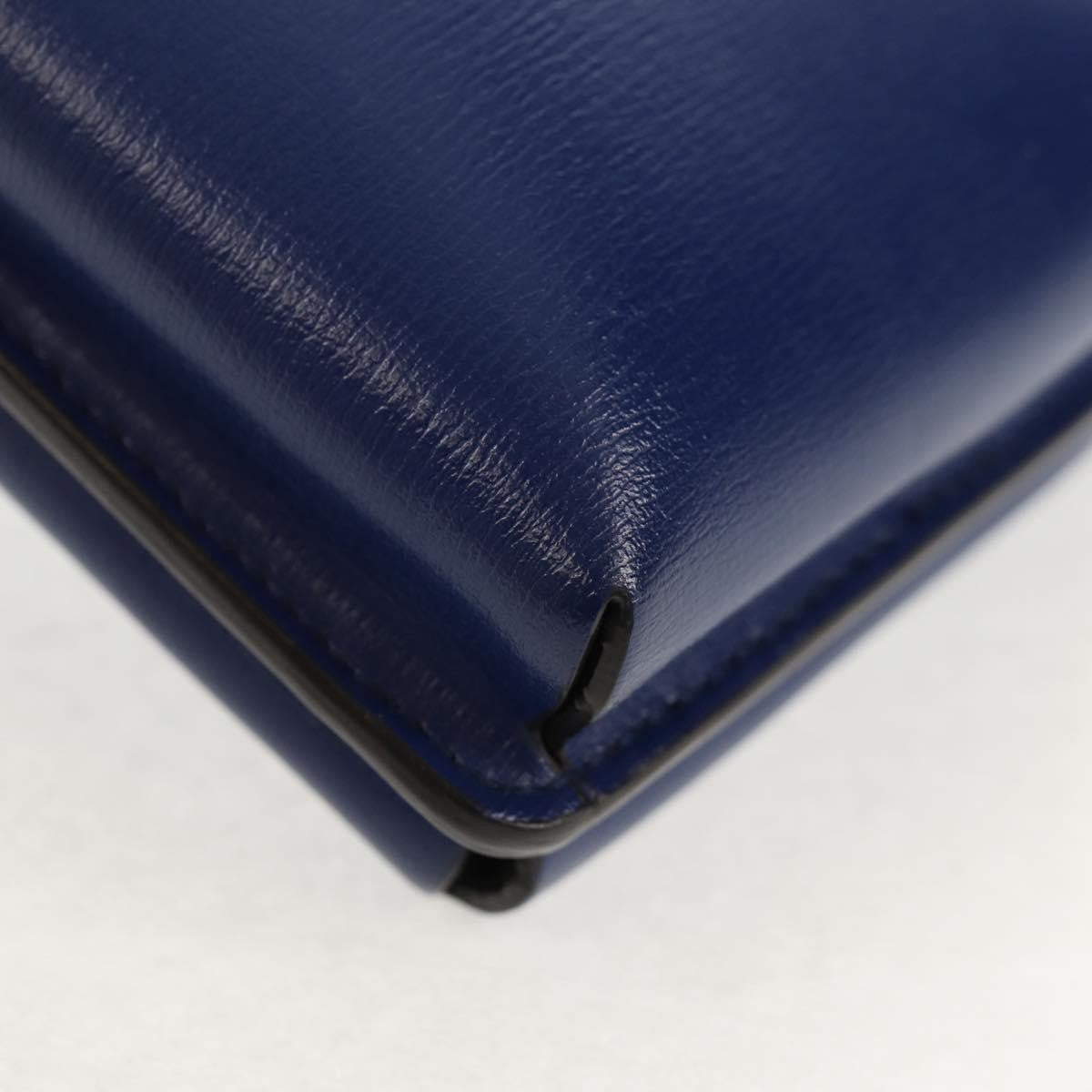 Salvatore Ferragamo Vintage Vara Crossbody Bag Nylon, BLUE, LEATHER, Clutche & pouche