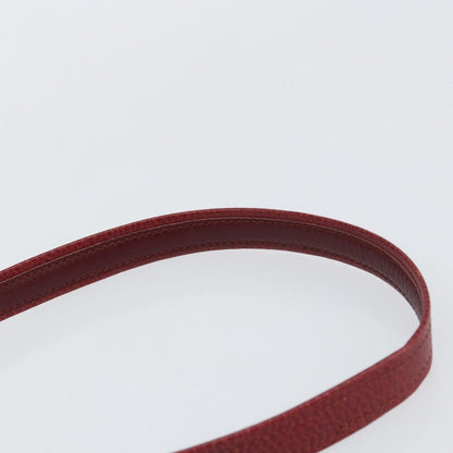 cartier Must de Cartier Shoulder Bag Leather, BURGUNDY, LEATHER, Shoulder bag