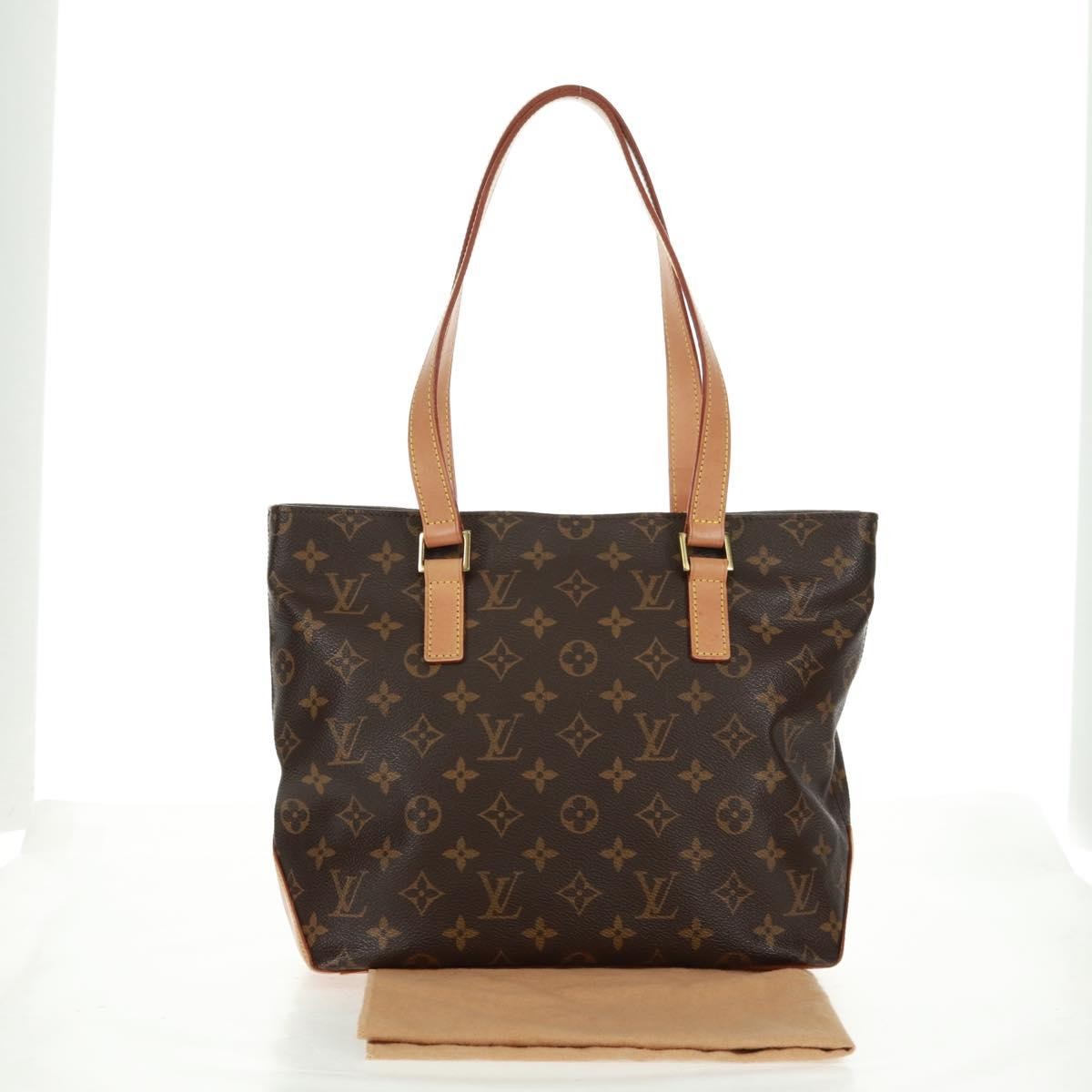 Louis Vuitton Cabas Piano Monogram Canvas, BROWN, CANVAS, Handbag