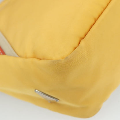 Prada Vintage Handbag Tessuto, YELLOW, NYLON, Handbag