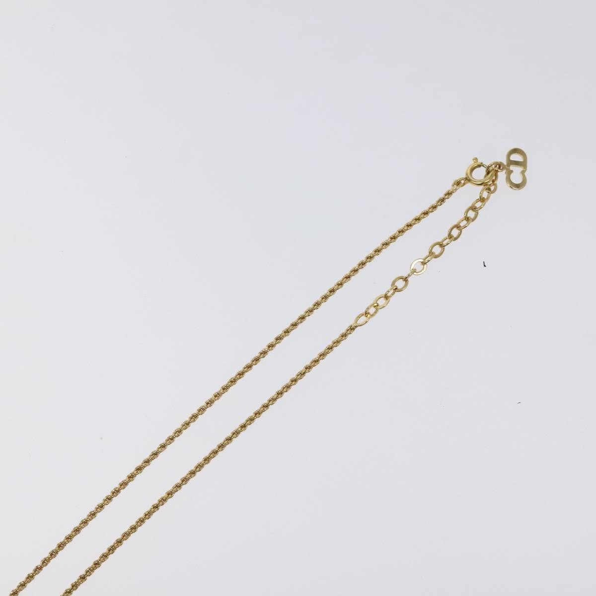 Christian Dior CD Pendant Necklace Gold-plated, GOLD, GOLD_PLATED, Necklace