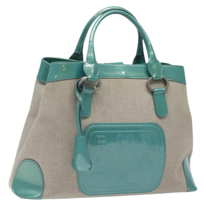 Bvlgari Tote bag Canvas, GRAY, CANVAS, Tote bag