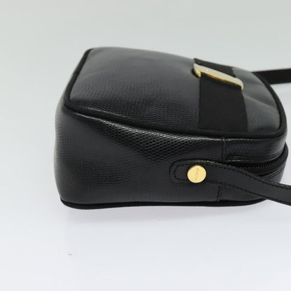 Salvatore Ferragamo Vara Bow camera Shoulder Bag Leather, BLACK, LEATHER, Shoulder bag