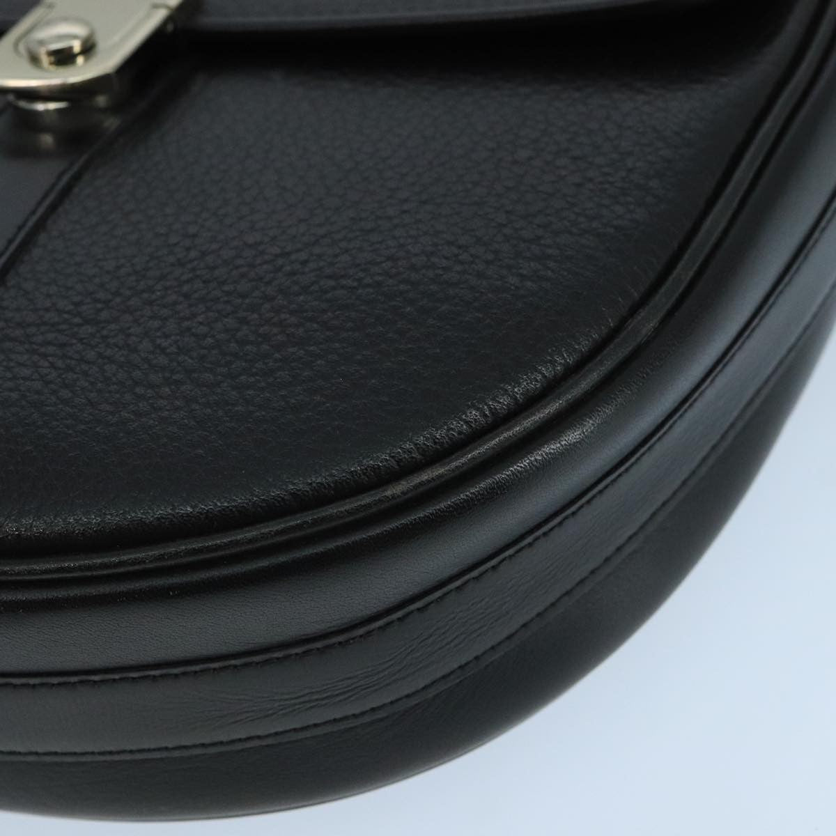 Burberry Flap Shoulder Bag Leather, BLACK, LEATHER, Shoulder bag