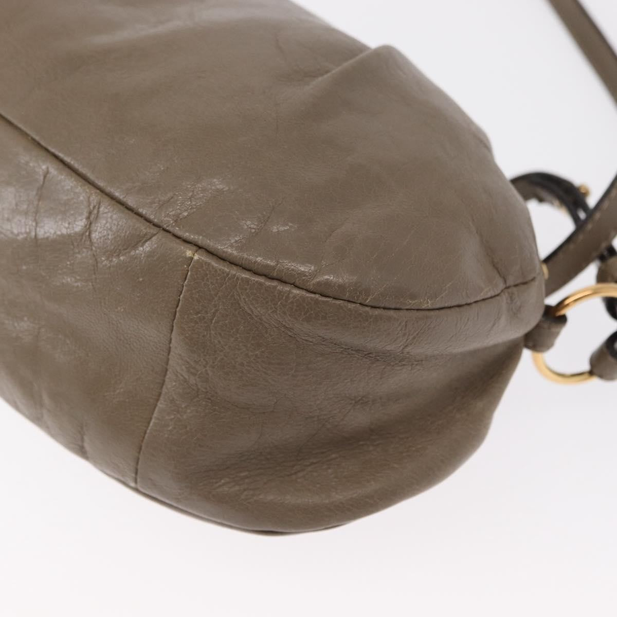 Chloe Vintage Shoulder Bag Leather, BEIGE, LEATHER, Shoulder bag