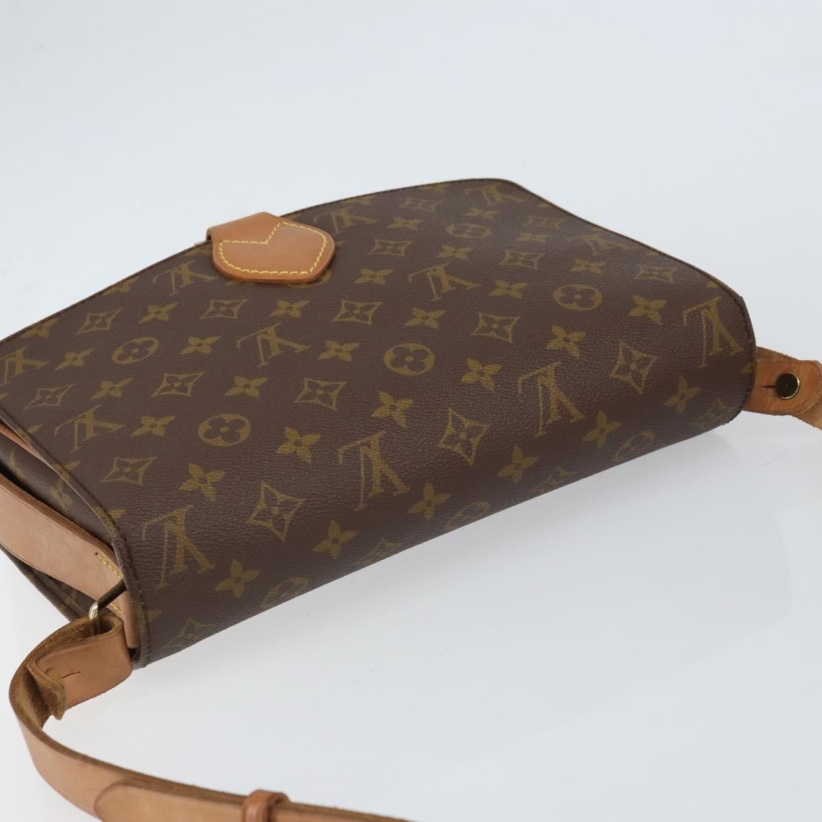 Louis Vuitton Cartouchiere Handbag Monogram Canvas, BROWN, CANVAS, Shoulder bag
