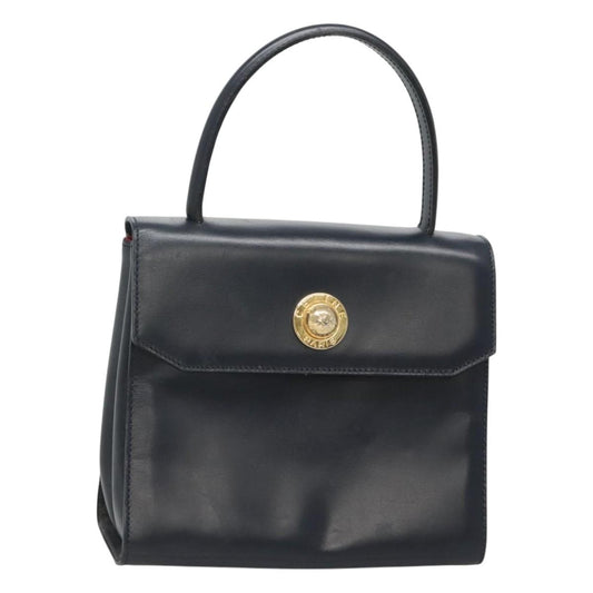Celine Handbag Leather, NAVY, LEATHER, Handbag