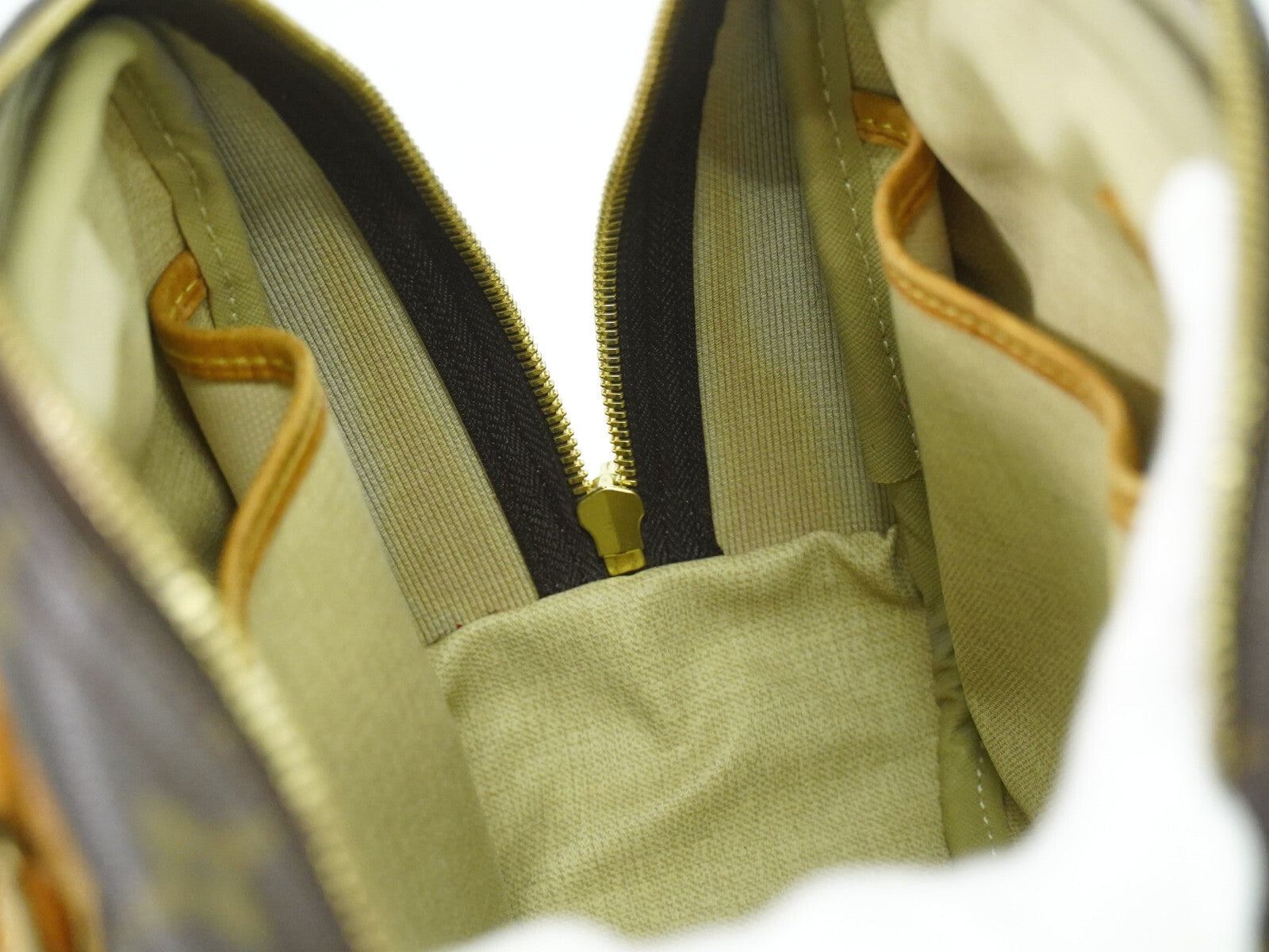 Louis Vuitton Trouville Handbag Monogram Canvas, BROWN, CANVAS, Handbag