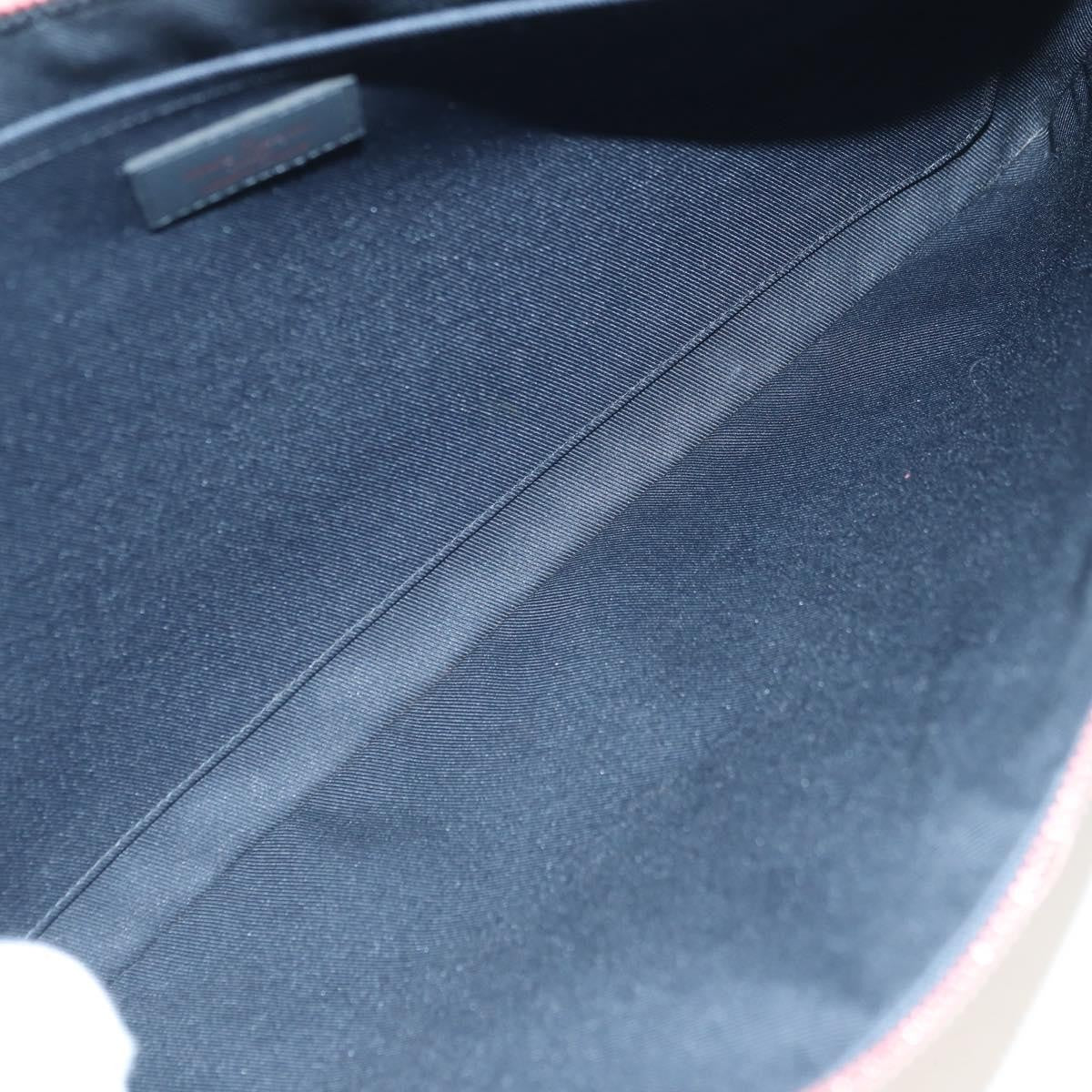 Louis Vuitton Pochette Apollo Limited Edition Upside Down Monogram Ink, Navy, Canvas, Clutch