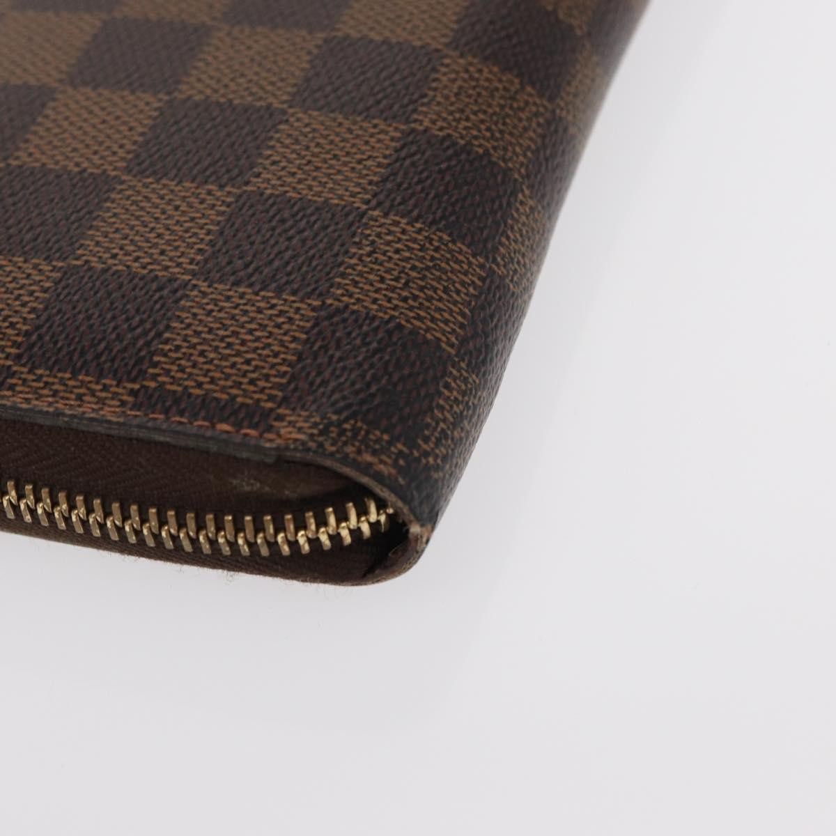 Louis Vuitton Zippy Wallet NM Damier, BROWN, CANVAS, Wallets