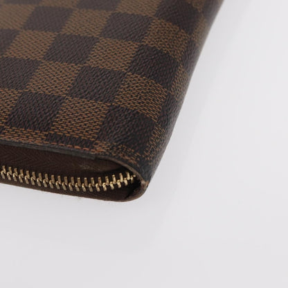 Louis Vuitton Zippy Wallet NM Damier, BROWN, CANVAS, Wallets