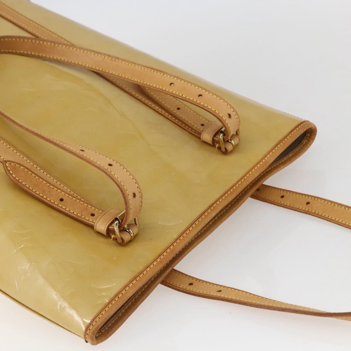 Louis Vuitton Bucket Bag Monogram Vernis, BEIGE, PATENT_LEATHER, Shoulder bag