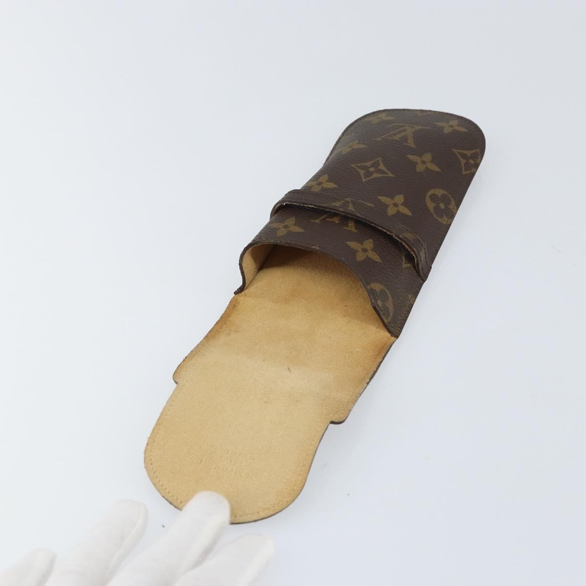 Louis Vuitton Etui à lunette Canvas, BROWN, CANVAS, Wallets