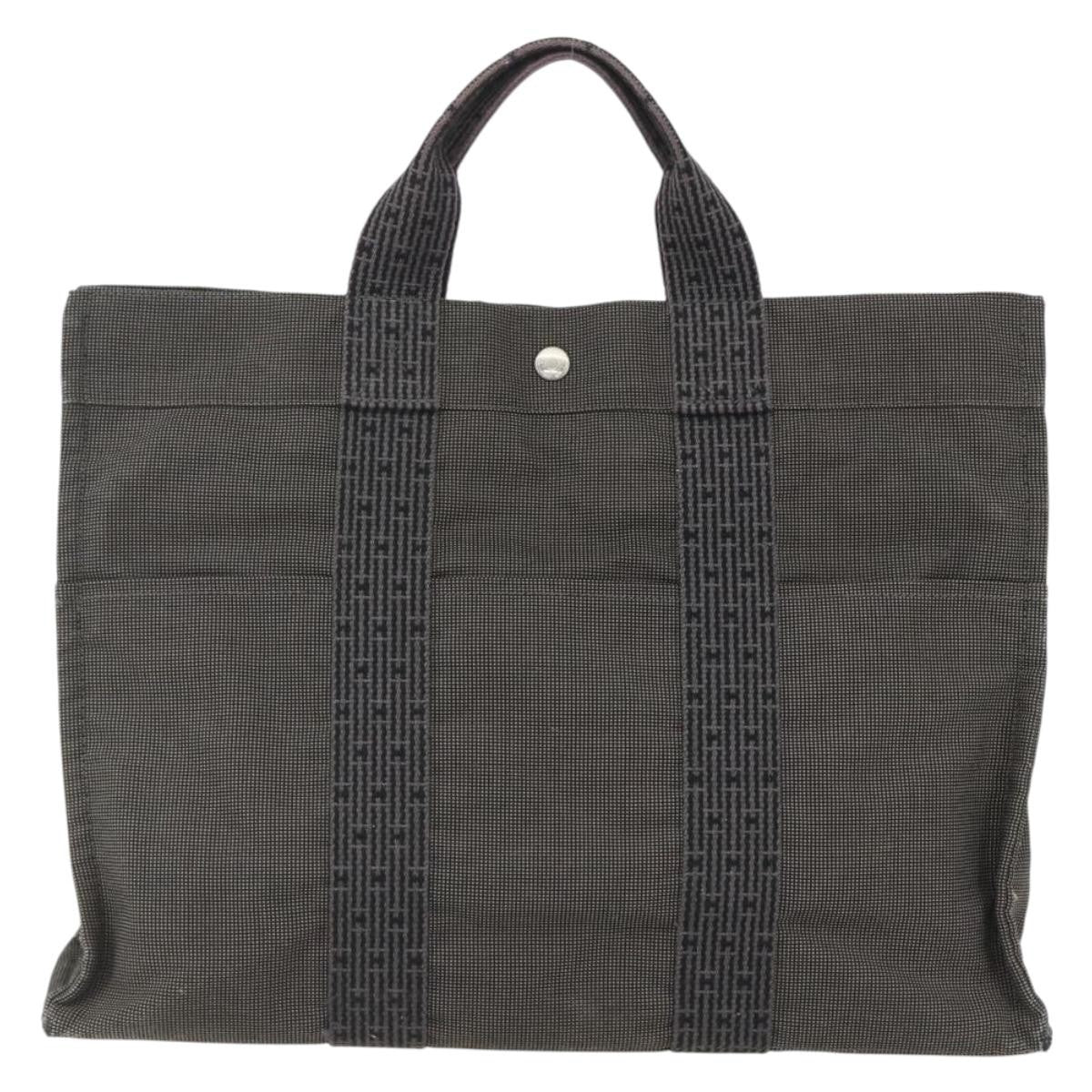 Hermes Fourre-tout Herline Fourre-tout Herline, GRAY, CANVAS, Tote bag