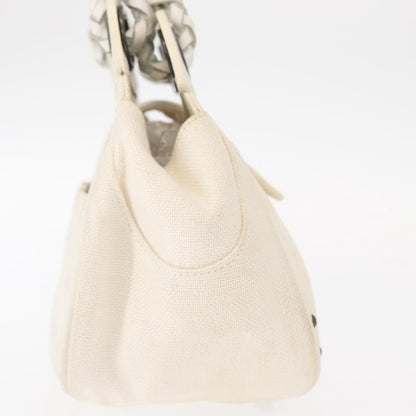 Chloe Vintage handbag Leather, WHITE, CANVAS, Handbag