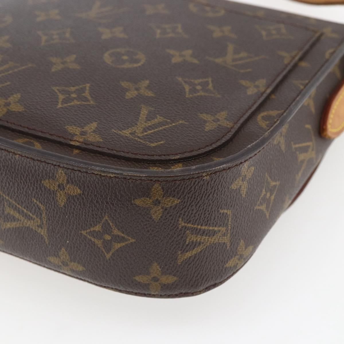 Louis Vuitton Saint Cloud Handbag Monogram Canvas, BROWN, CANVAS, Shoulder bag