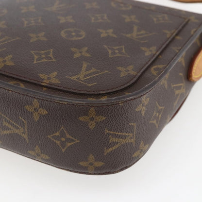 Louis Vuitton Saint Cloud Handbag Monogram Canvas, BROWN, CANVAS, Shoulder bag
