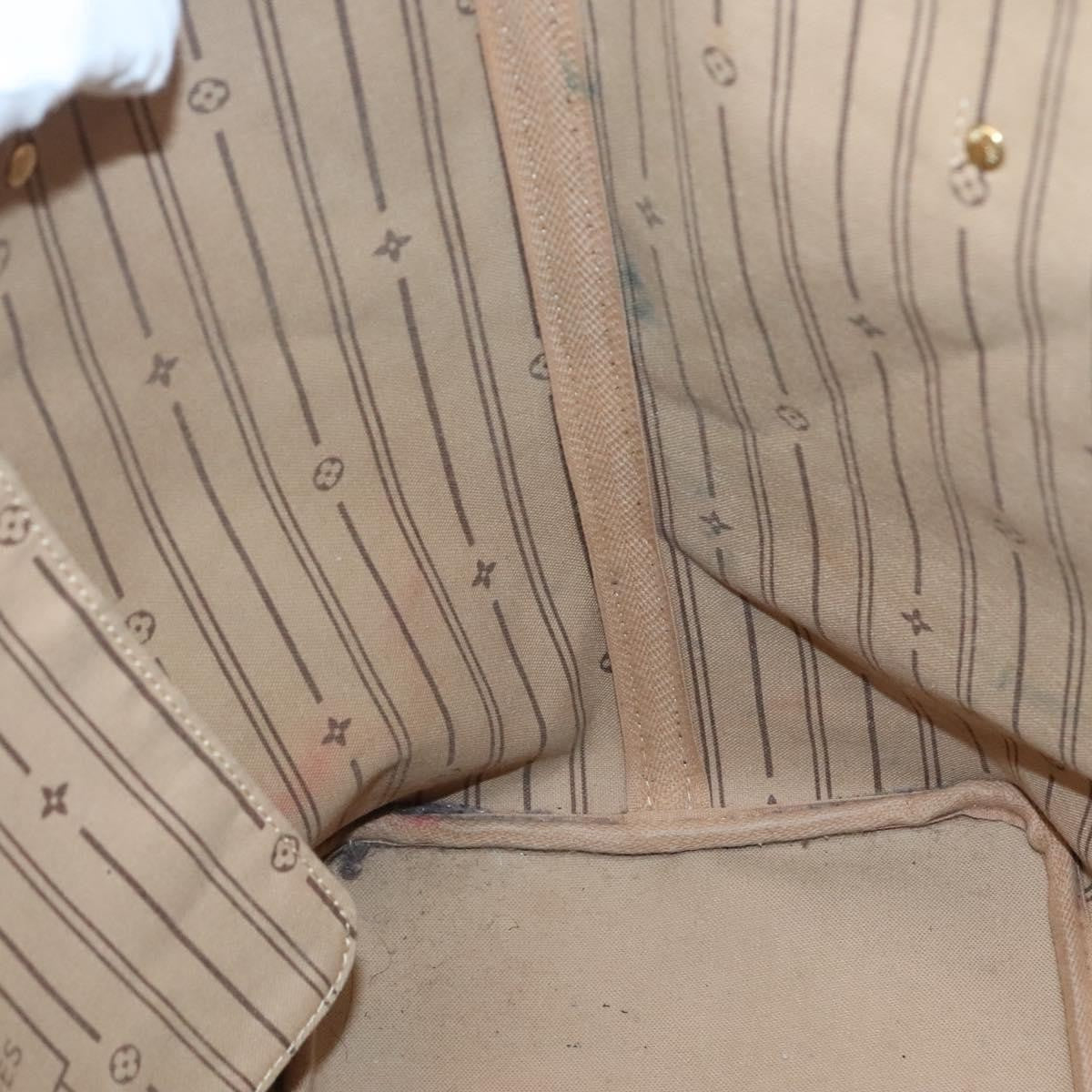 Louis Vuitton Neverfull Tote Monogram Canvas, BROWN, CANVAS, Tote bag