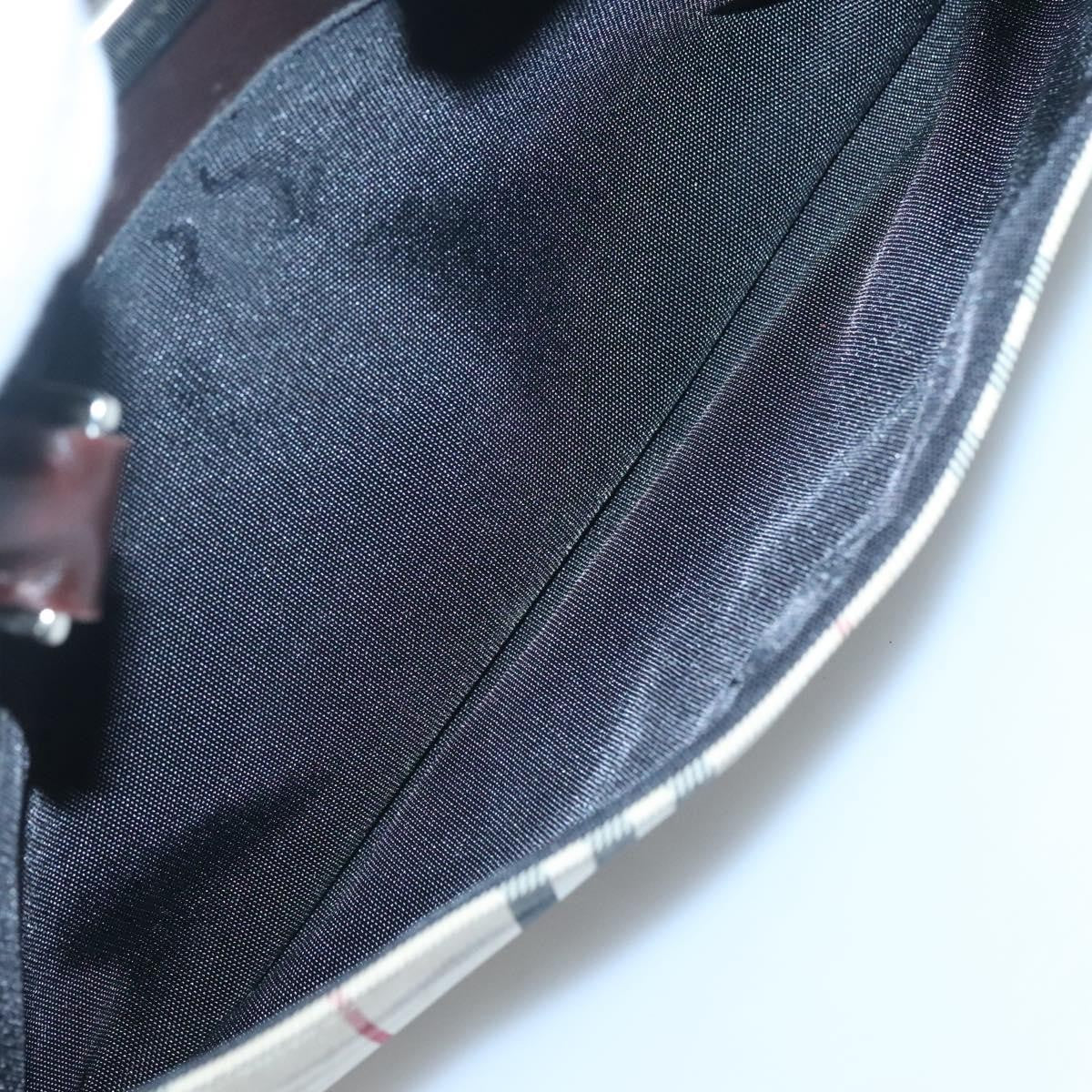 Burberry Nova Check Bowling Bag Canvas, BEIGE, NYLON, Handbag