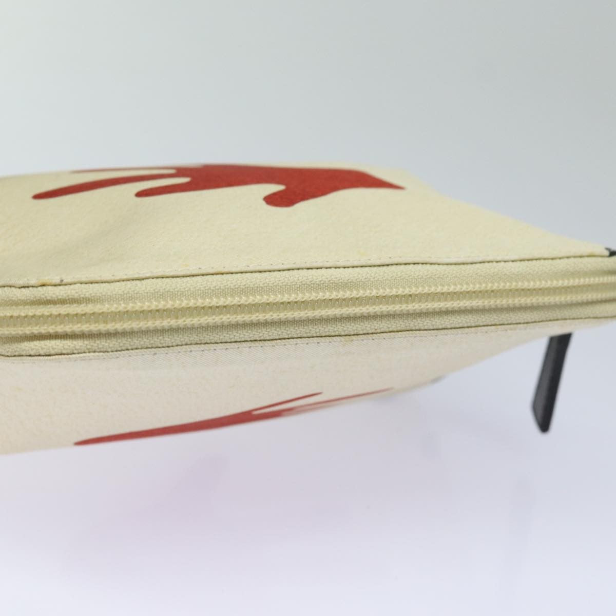 Bvlgari Pouch Canvas, WHITE, CANVAS, Clutche & pouche