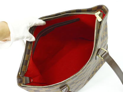 Louis Vuitton Cabas Mezzo Damier, BROWN, CANVAS, Tote bag