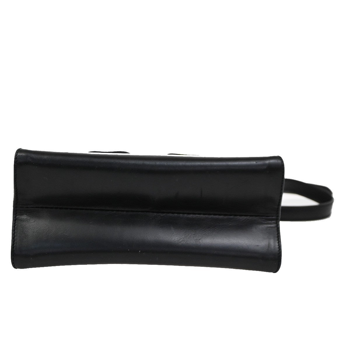 Salvatore Ferragamo Vintage Vara Bow Top Handle Bag Leather, BLACK, LEATHER, Shoulder bag