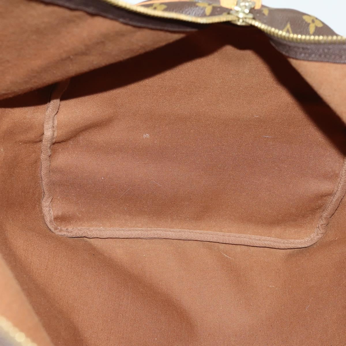 Louis Vuitton Keepall Bag Monogram Canvas, BROWN, CANVAS, Travel bag