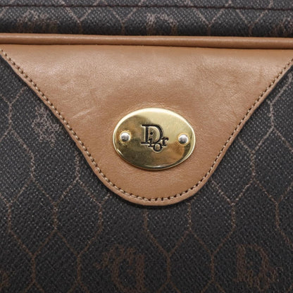 Christian Dior Vintage Honeycomb Shoulder Bag Canvas, BLACK, CANVAS, Shoulder bag