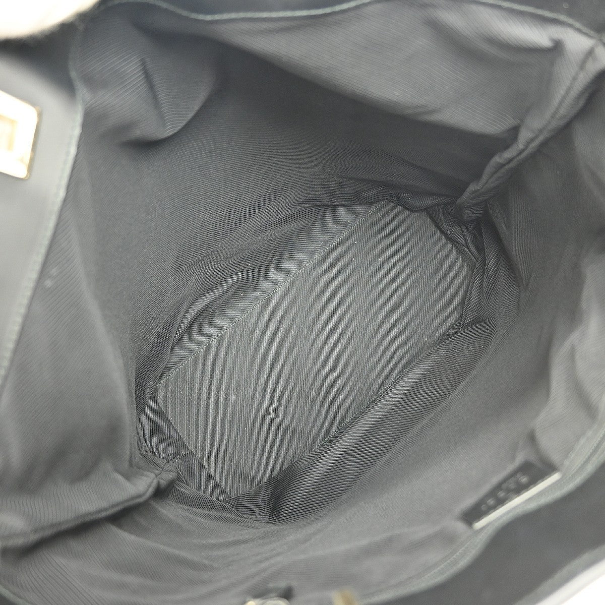 Gucci Vintage Bucket Shopping Tote GG Canvas, BLACK, CANVAS, Tote bag