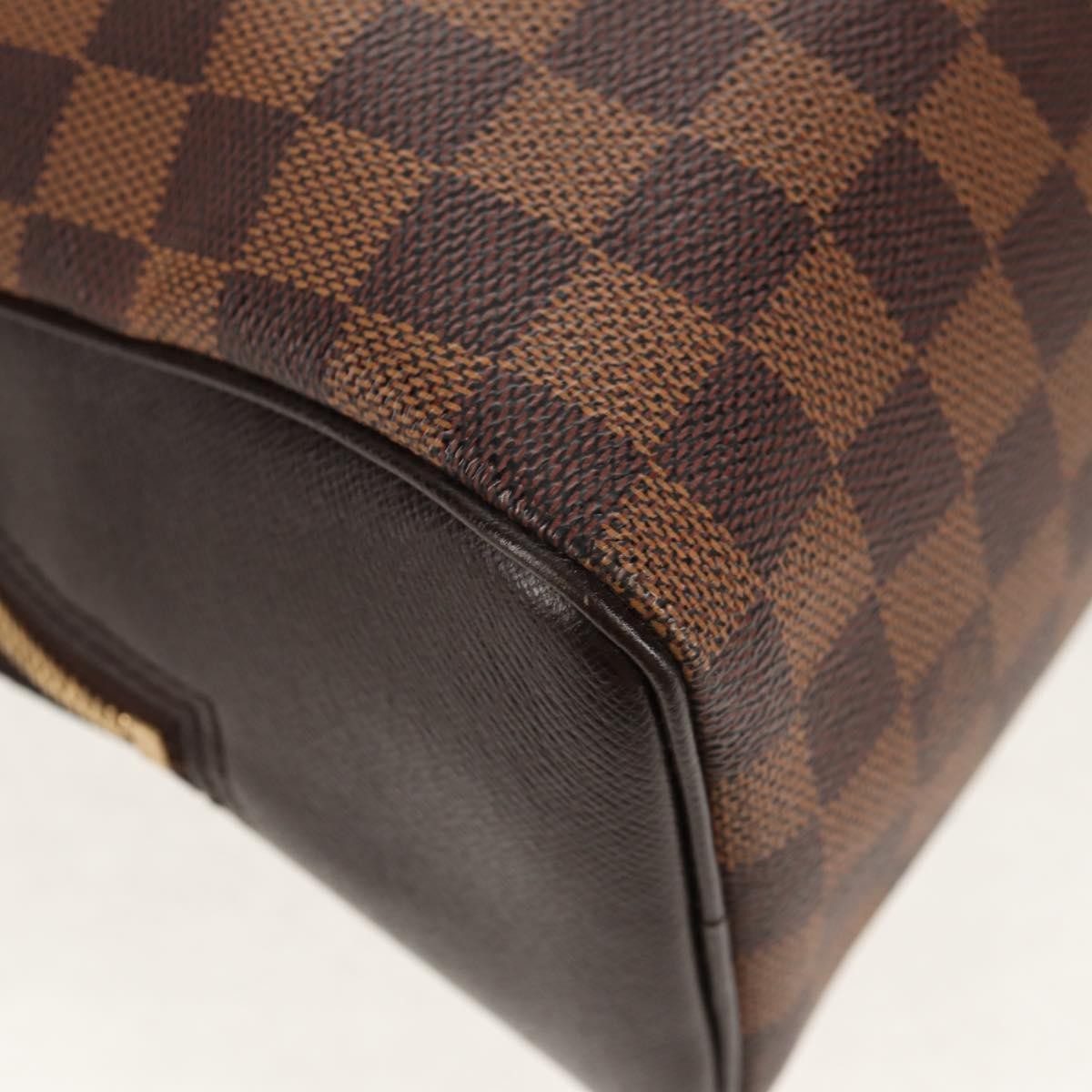 Louis Vuitton Brera Handbag Damier, BROWN, CANVAS, Handbag