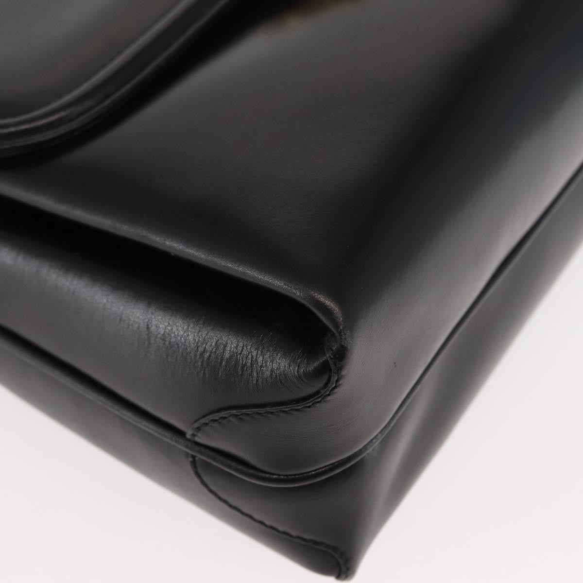 Gucci Shoulder bag black leather, BLACK, LEATHER, Shoulder bag