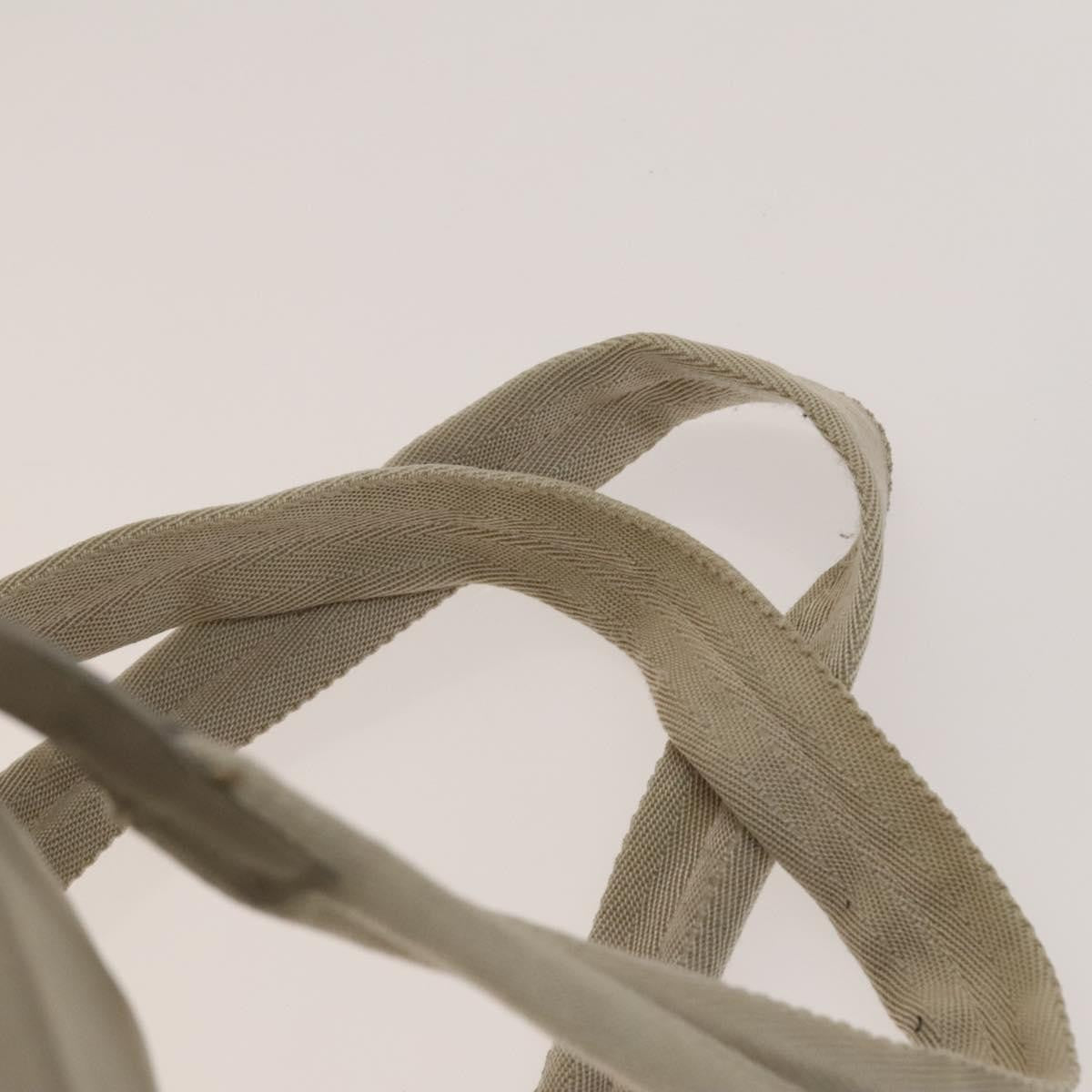 Prada Vela Double Front Pocket Backpack Tessuto with Saffiano Leather, SILVER, NYLON, Backpack