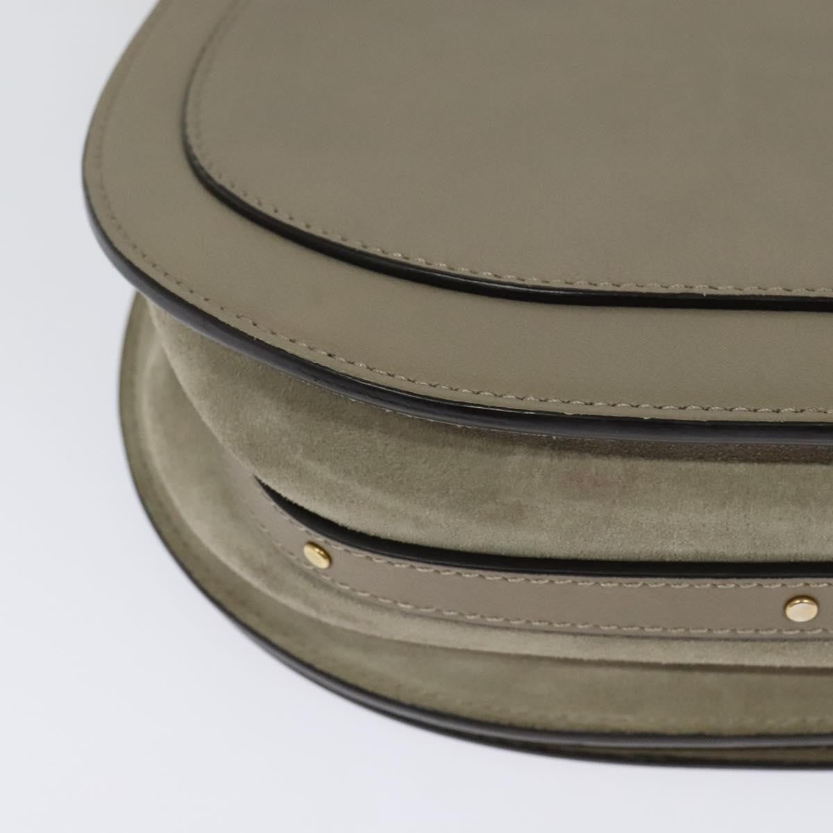 Chloe Nile Crossbody Bag Leather, BEIGE, LEATHER, Shoulder bag