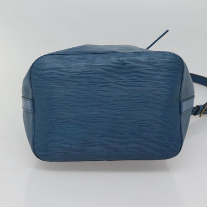 Louis Vuitton Petit Noe Handbag Epi Leather, BLUE, LEATHER, Handbag