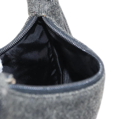 Prada Re-Edition 2000 Hobo Wool, GRAY, WOOL, Handbag