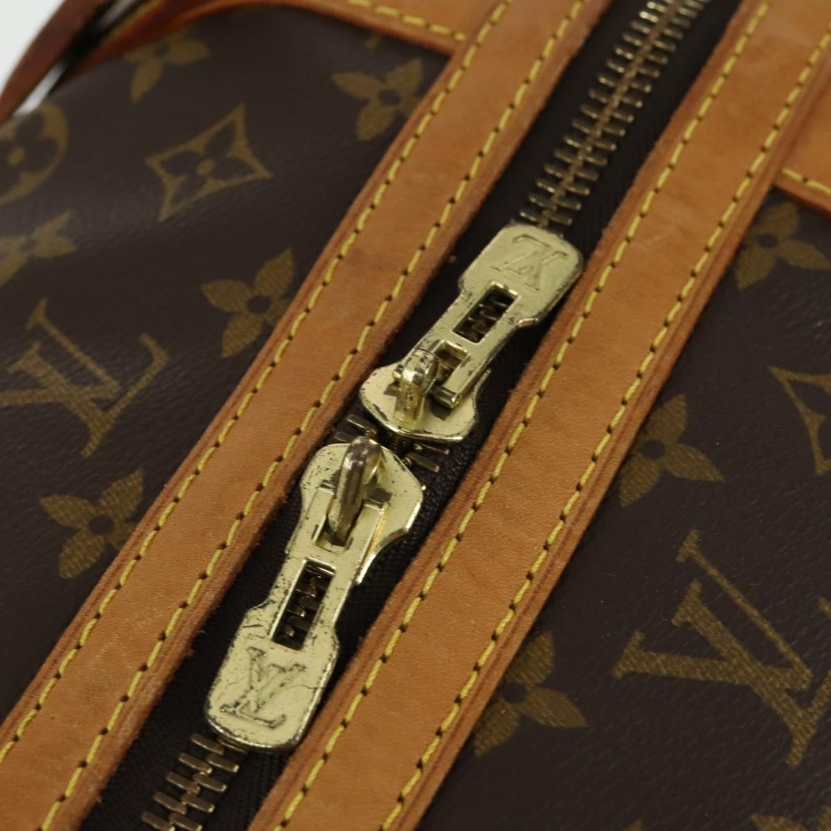 Louis Vuitton Sac Souple Handbag Monogram Canvas, BROWN, CANVAS, Travel bag