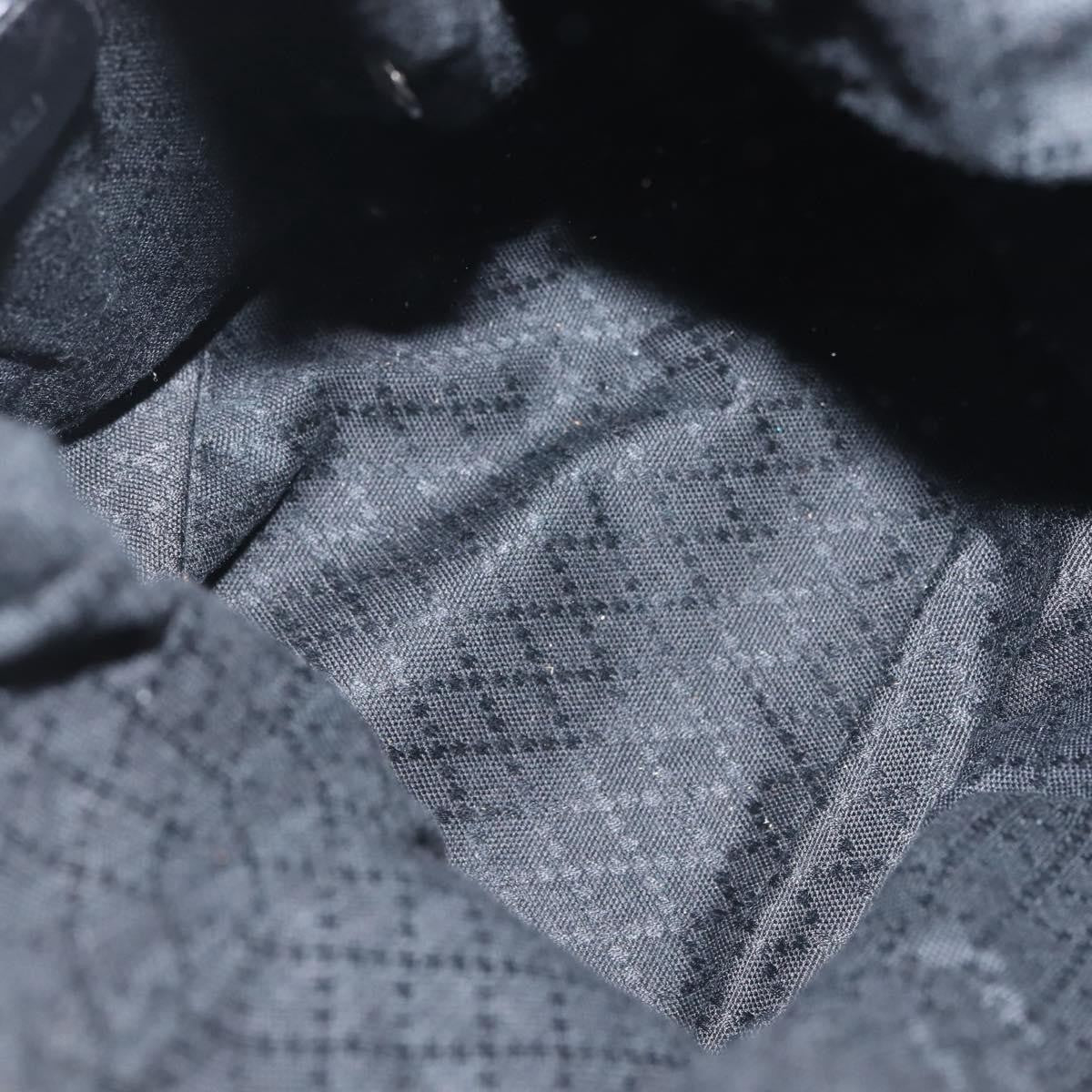 Gucci Vintage Bamboo Bucket Bag Nylon and Leather, BLACK, NYLON, Bag