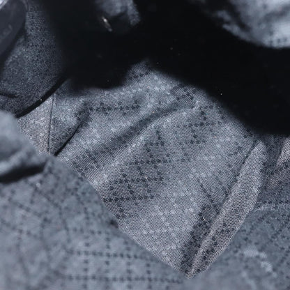 Gucci Vintage Bamboo Bucket Bag Nylon and Leather, BLACK, NYLON, Bag