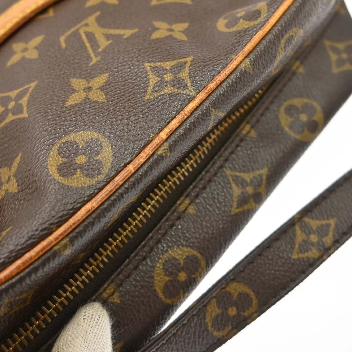 Louis Vuitton Danube Handbag Monogram Canvas, Brown, Canvas, Shoulder Bag