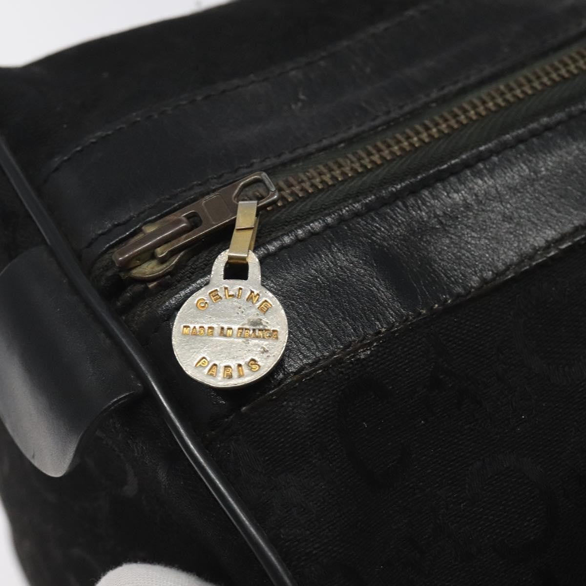 Celine C Sulky Handbag Canvas, BLACK, CANVAS, Handbag